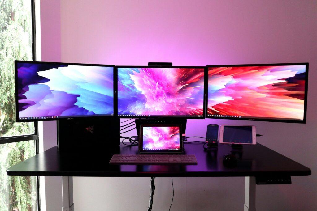 Ergonomischer Desk Setup